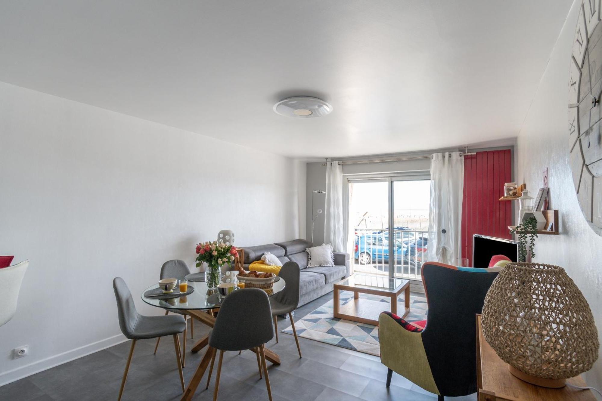 Ferienwohnung Au Bruit Des Vagues Binic Exterior foto